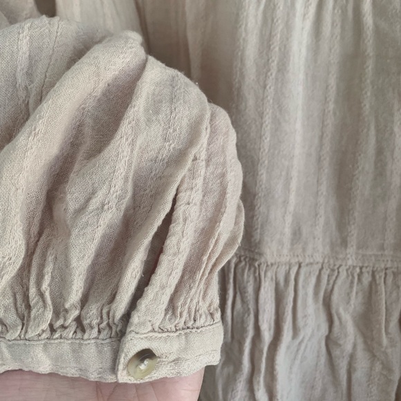 American Eagle Textured Tiered Open Back Top - Picture 2 of 5